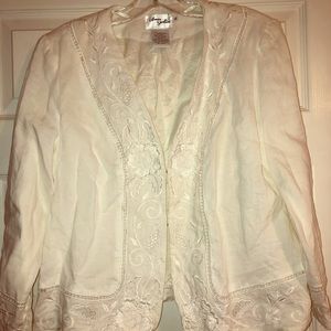 Ann Gerlin 100% Linen Blazer